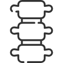 Eine Zeichnung von der Wirbelsäule. Eine Zeichnung von der Wirbelsäule.